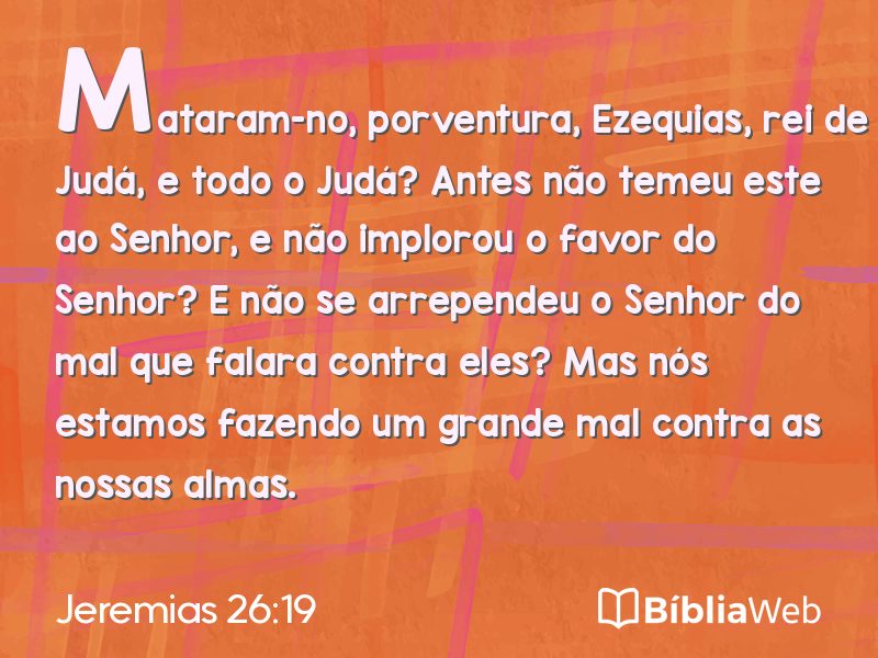 Jeremias 26:19 em imagem para compartilhar