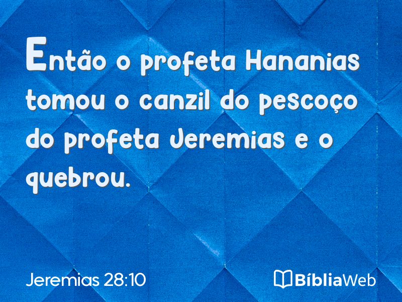 Jeremias 28:10 em imagem para compartilhar