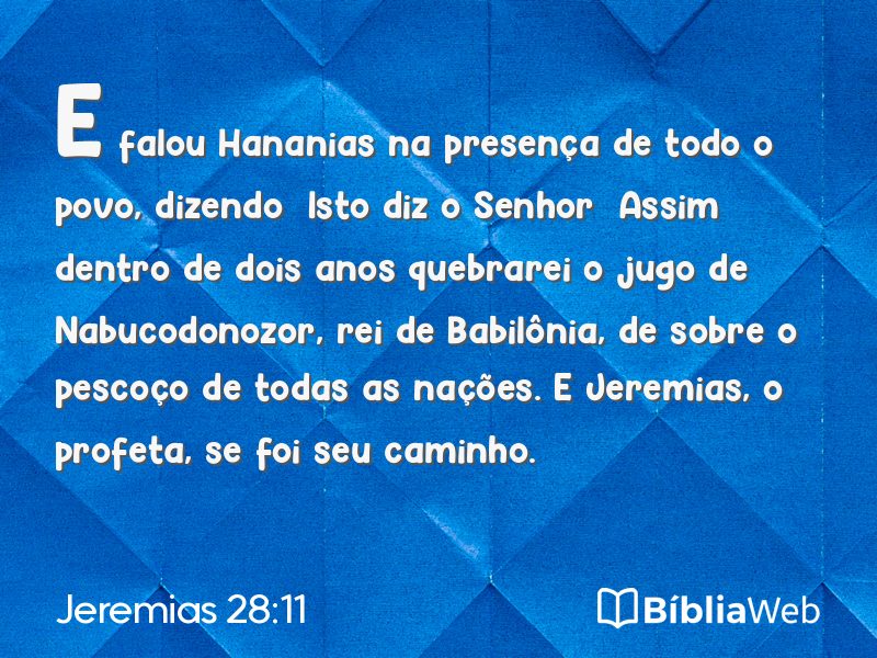 Jeremias 28:11 em imagem para compartilhar