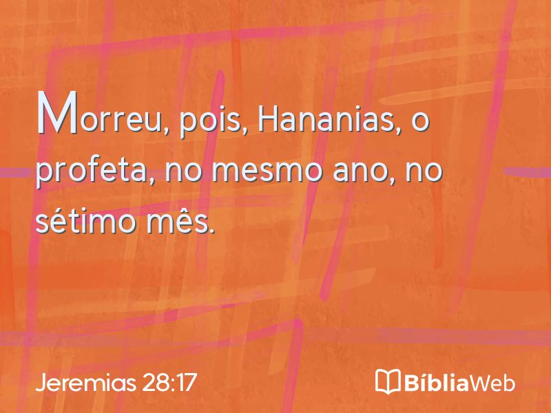 Jeremias 28:17 em imagem para compartilhar