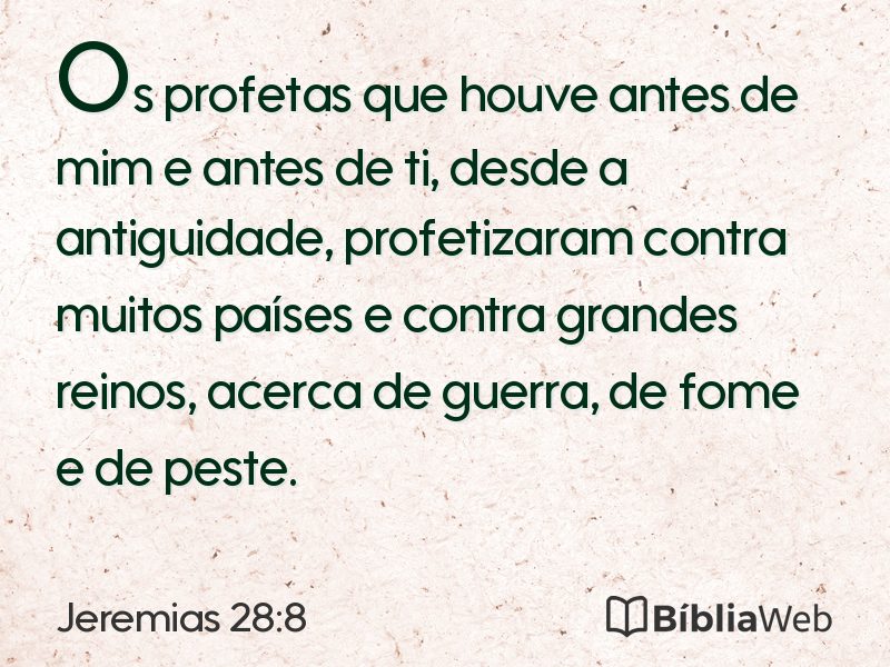 Jeremias 28:8 em imagem para compartilhar