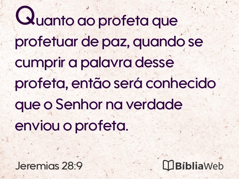 Jeremias 28:9 em imagem para compartilhar