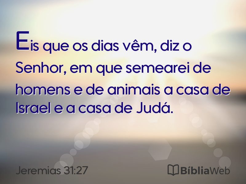Jeremias 31:27 em imagem para compartilhar