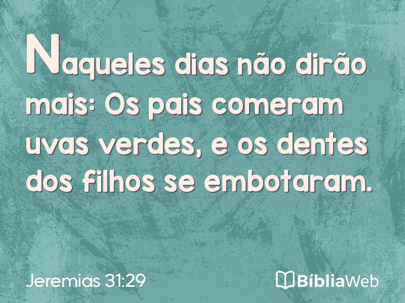 Jeremias 31:29 em imagem para compartilhar