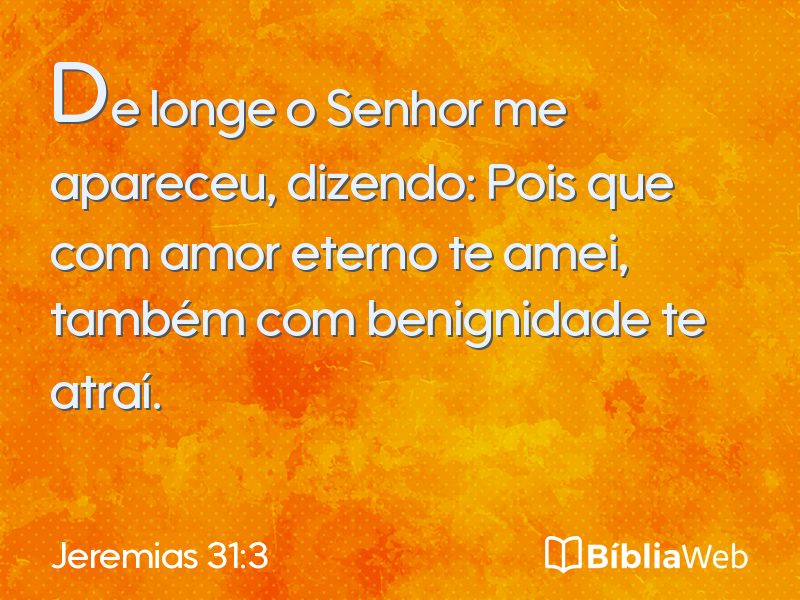 Jeremias 31:3 em imagem para compartilhar
