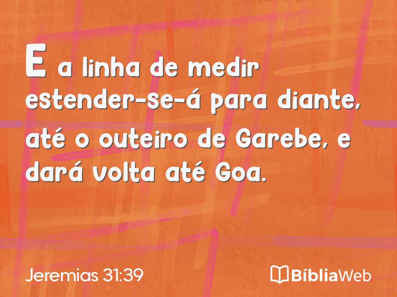 Jeremias 31:39 em imagem para compartilhar