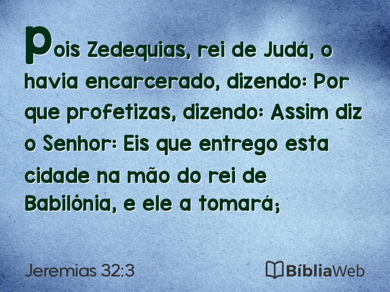Jeremias 32:3 em imagem para compartilhar