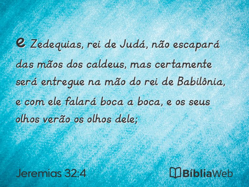 Jeremias 32:4 em imagem para compartilhar