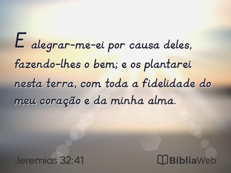 Jeremias 32:41 em imagem para compartilhar