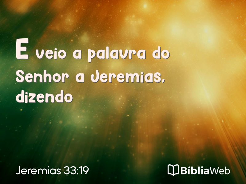Jeremias 33:19 em imagem para compartilhar