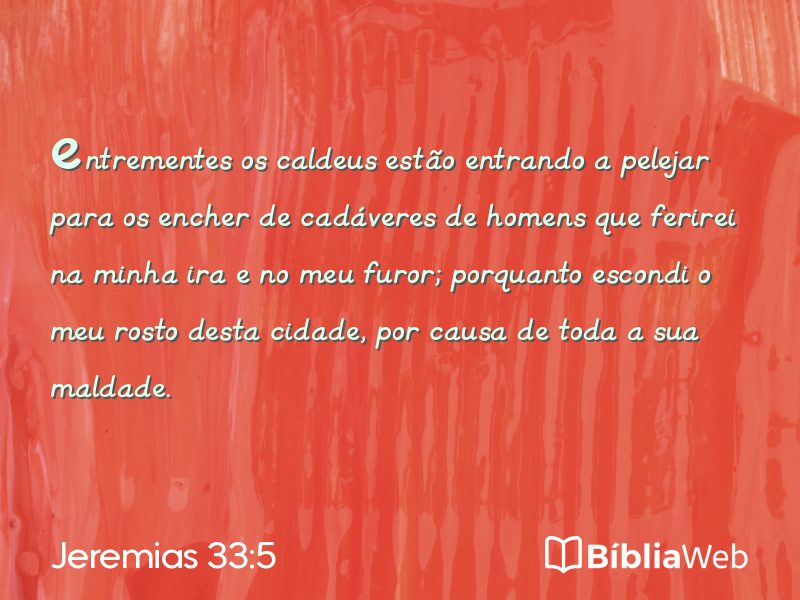 Jeremias 33:5 em imagem para compartilhar