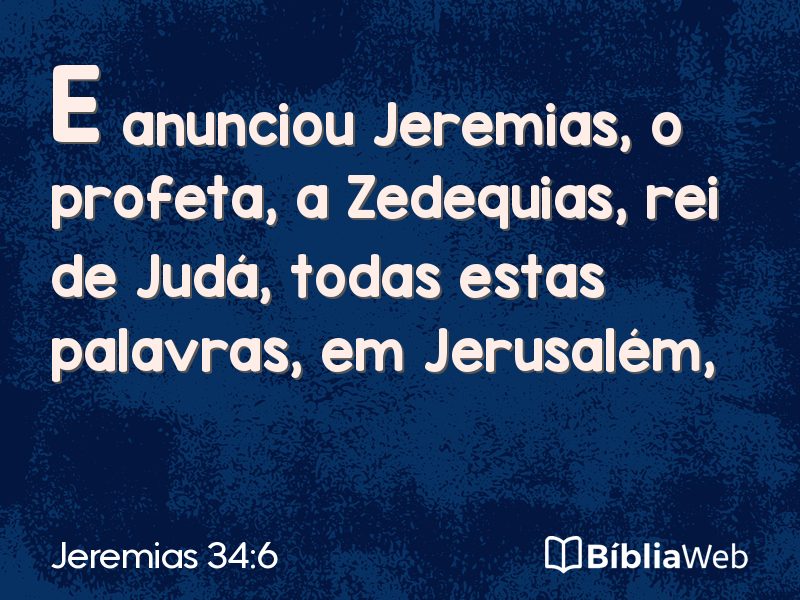 Jeremias 34:6 em imagem para compartilhar