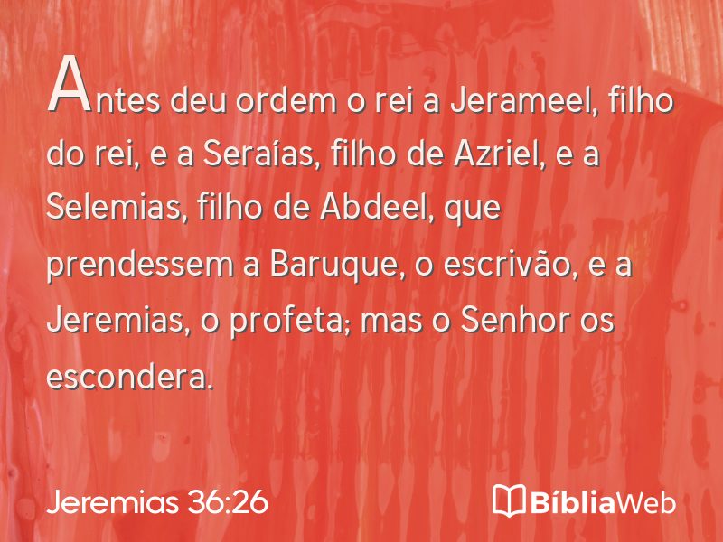 Jeremias 36:26 em imagem para compartilhar