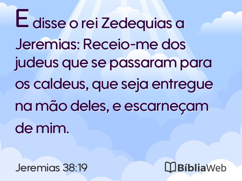 Jeremias 38:19 em imagem para compartilhar