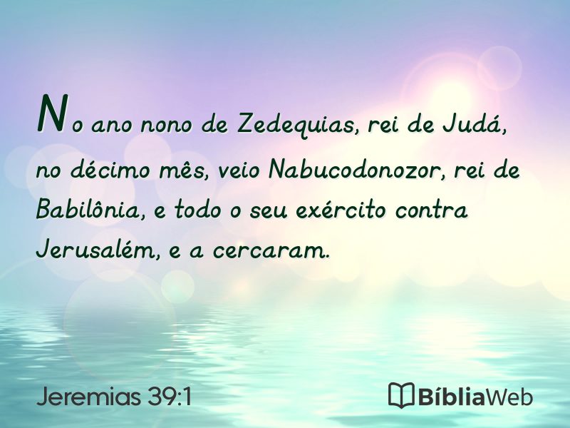 Jeremias 39:1 em imagem para compartilhar
