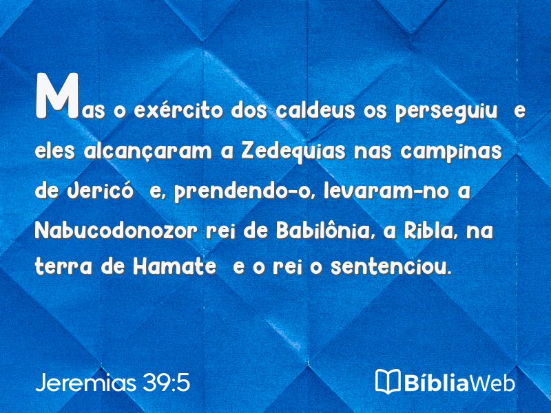Jeremias 39:5 em imagem para compartilhar