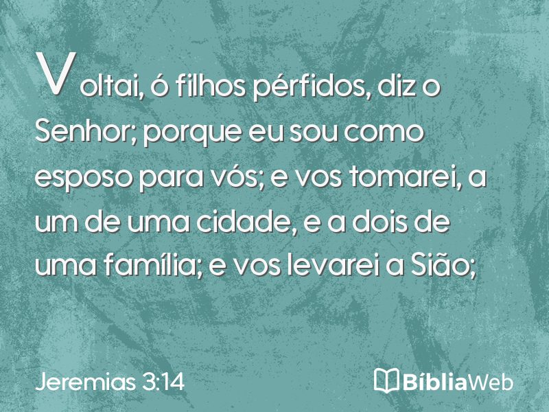 Jeremias 3:14 em imagem para compartilhar