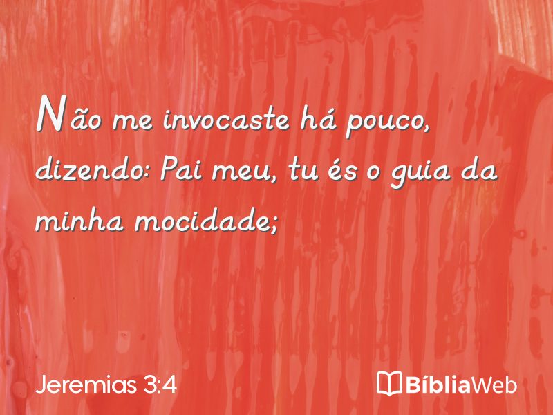 Jeremias 3:4 em imagem para compartilhar
