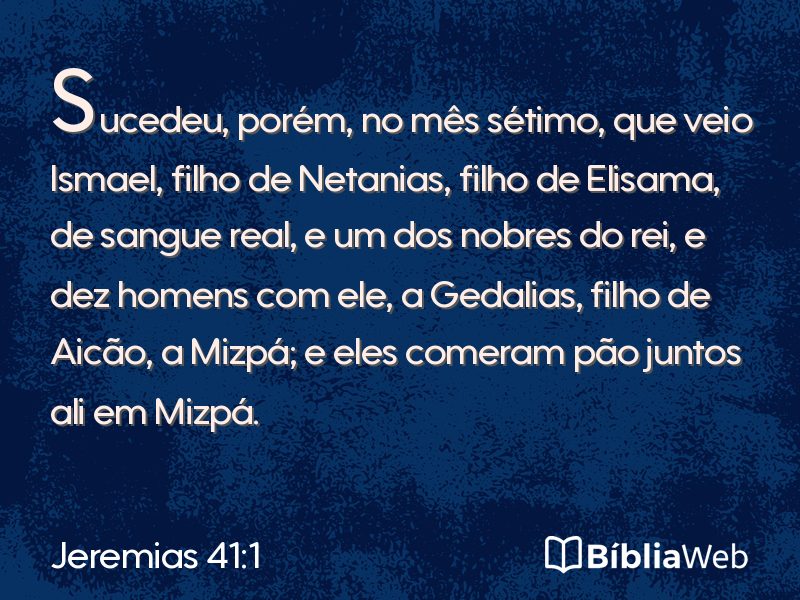 Jeremias 41:1 em imagem para compartilhar