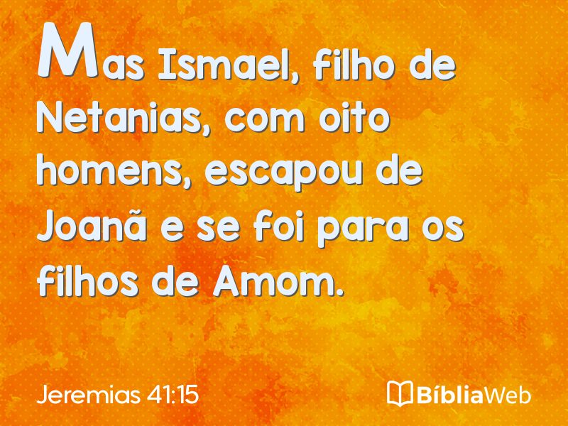 Jeremias 41:15 em imagem para compartilhar