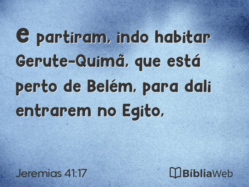 Jeremias 41:17 em imagem para compartilhar