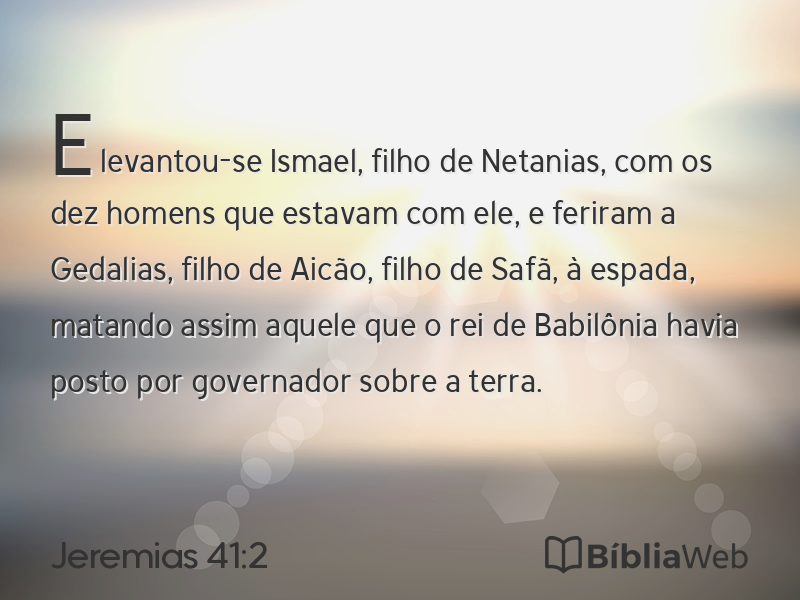 Jeremias 41:2 em imagem para compartilhar