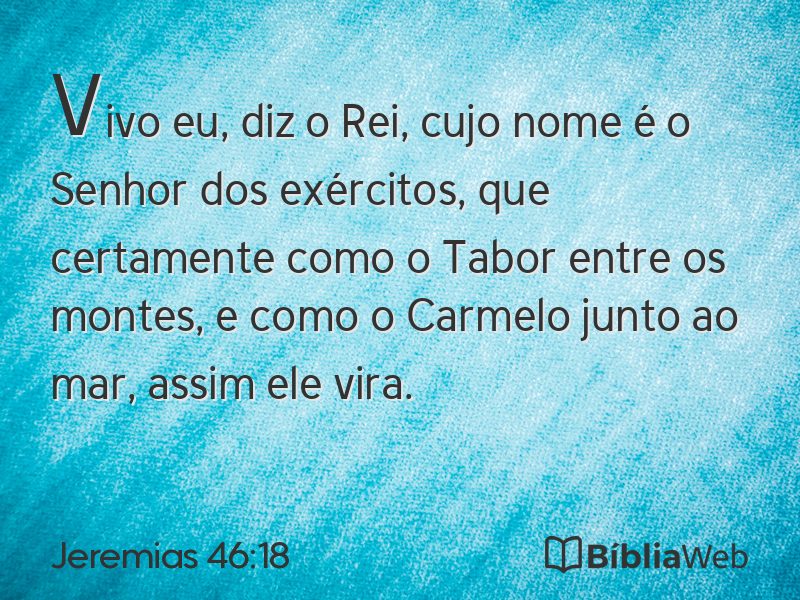 Jeremias 46:18 em imagem para compartilhar