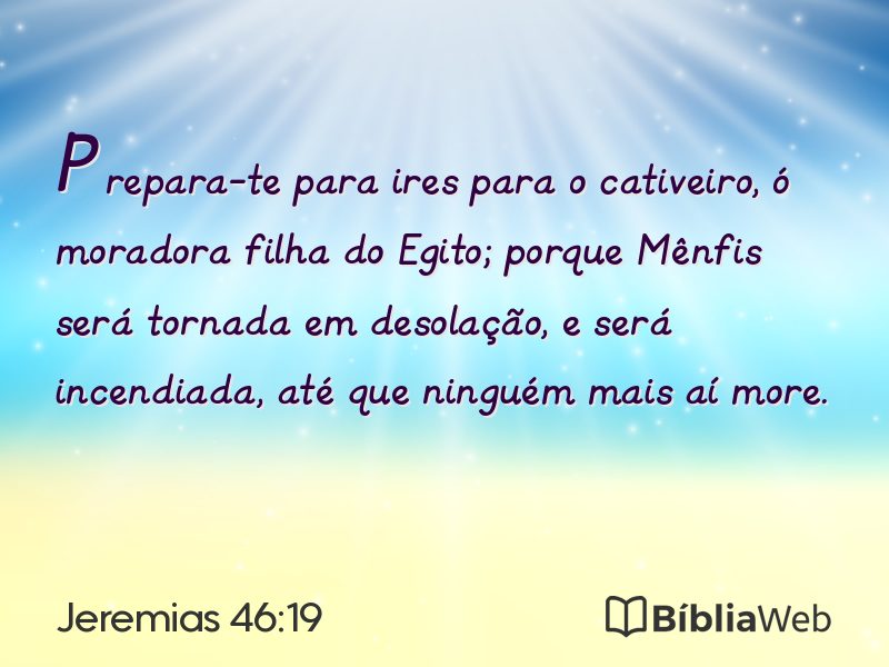 Jeremias 46:19 em imagem para compartilhar