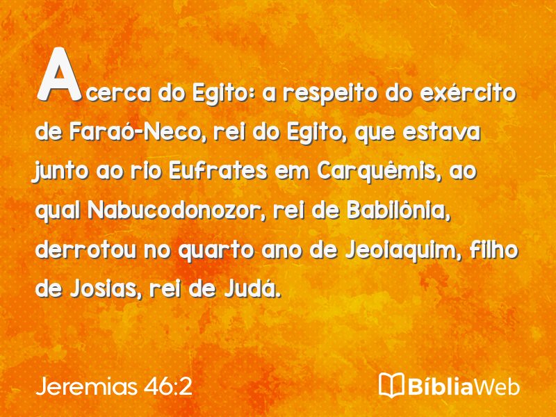 Jeremias 46:2 em imagem para compartilhar