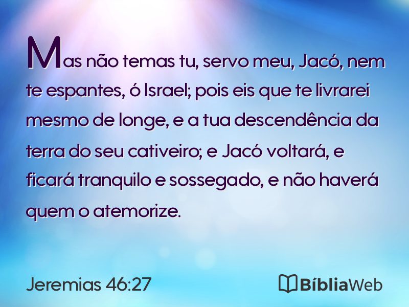 Jeremias 46:27 em imagem para compartilhar