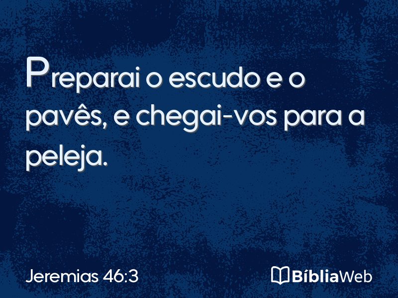 Jeremias 46:3 em imagem para compartilhar
