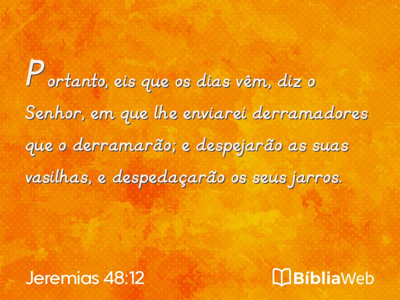 Jeremias 48:12 em imagem para compartilhar
