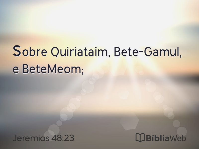 Jeremias 48:23 em imagem para compartilhar