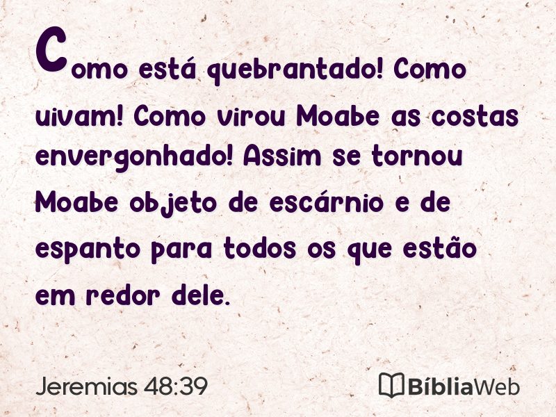 Jeremias 48:39 em imagem para compartilhar