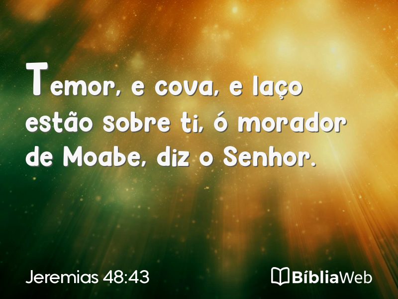 Jeremias 48:43 em imagem para compartilhar