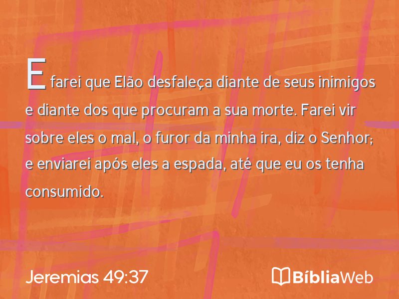 Jeremias 49:37 em imagem para compartilhar