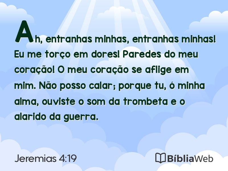 Jeremias 4:19 em imagem para compartilhar
