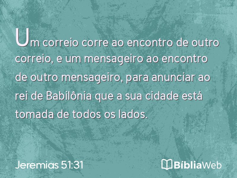 Jeremias 51:31 em imagem para compartilhar