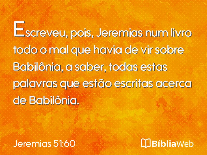 Jeremias 51:60 em imagem para compartilhar