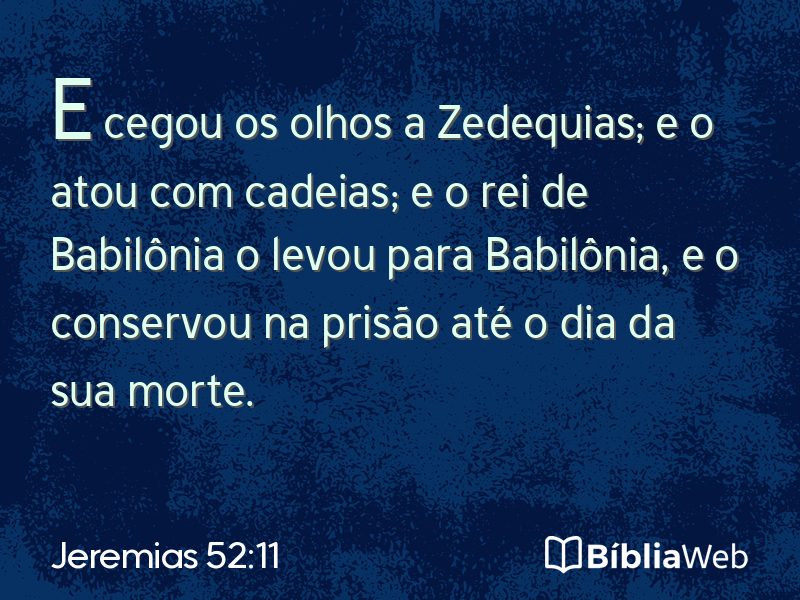 Jeremias 52:11 em imagem para compartilhar
