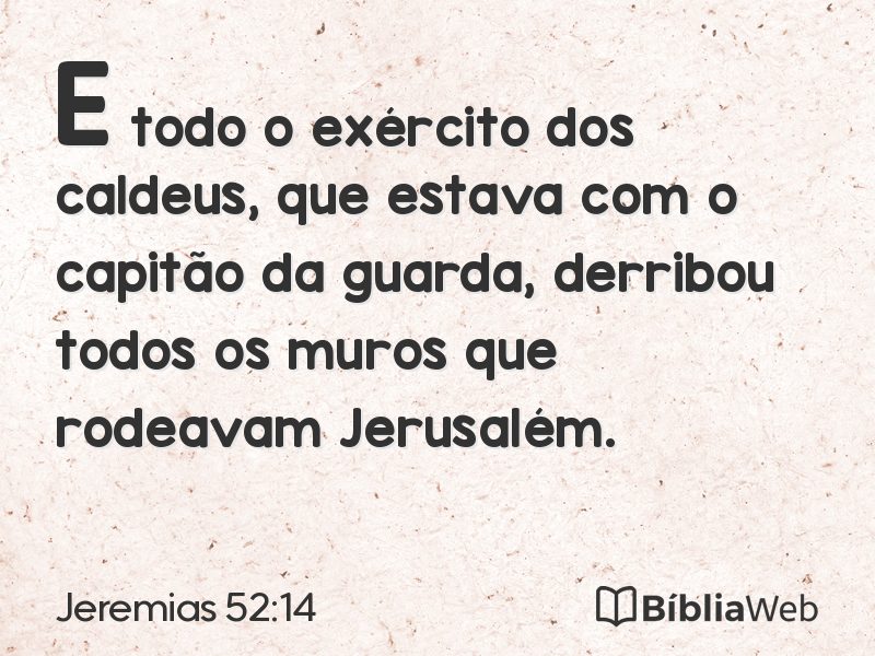 Jeremias 52:14 em imagem para compartilhar