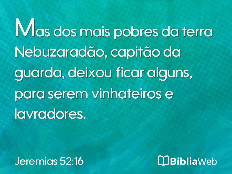 Jeremias 52:16 em imagem para compartilhar