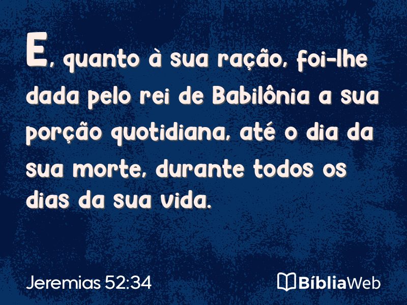 Jeremias 52:34 em imagem para compartilhar