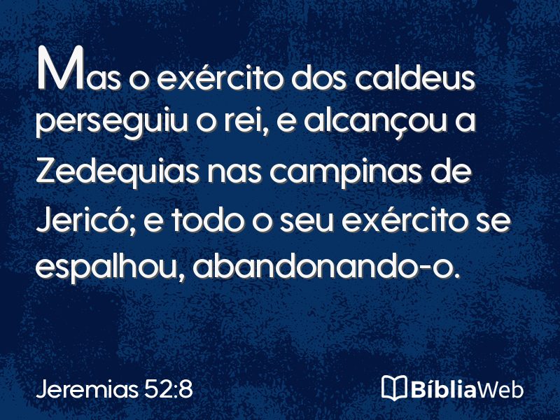 Jeremias 52:8 em imagem para compartilhar