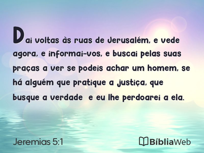 Jeremias 5:1 em imagem para compartilhar