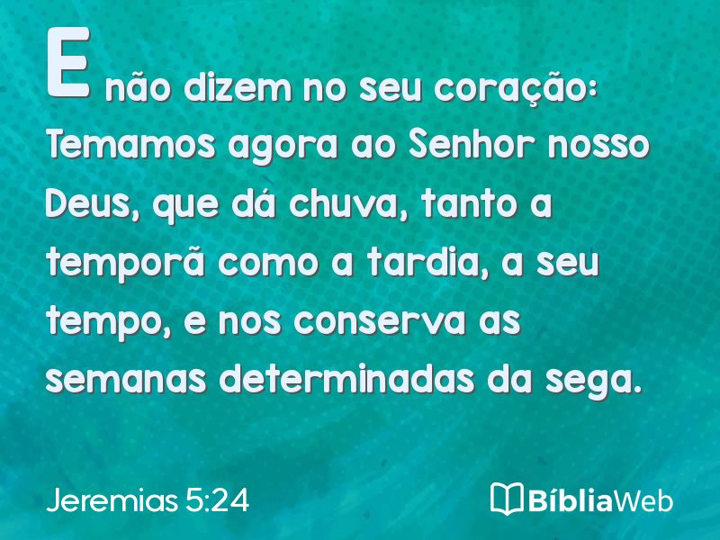 Jeremias 5:24 em imagem para compartilhar