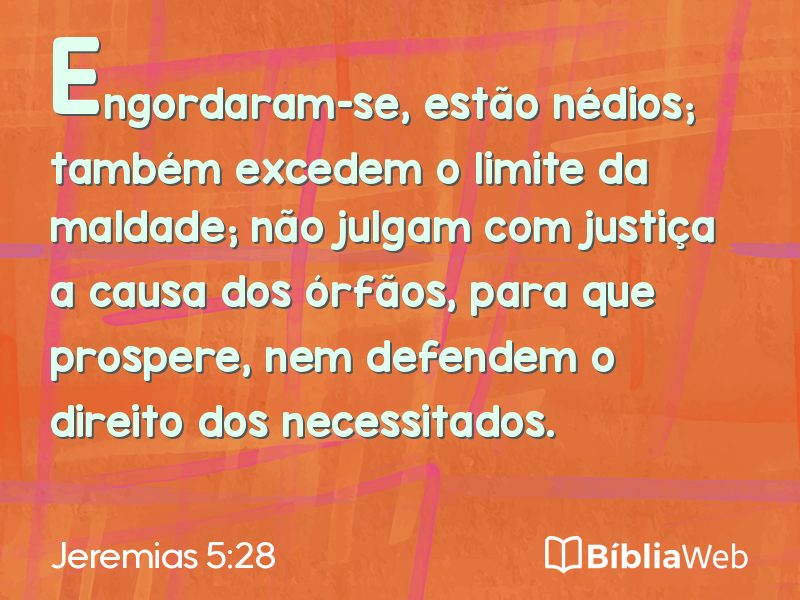 Jeremias 5:28 em imagem para compartilhar