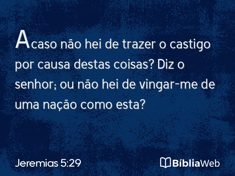 Jeremias 5:29 em imagem para compartilhar
