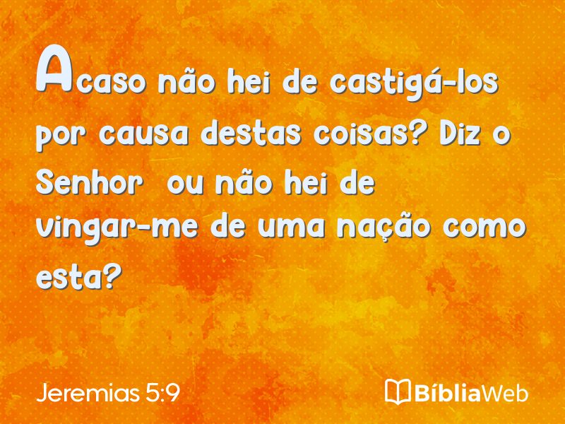 Jeremias 5:9 em imagem para compartilhar