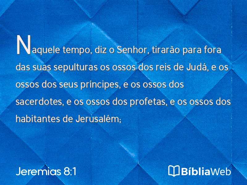 Jeremias 8:1 em imagem para compartilhar